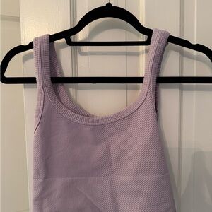 Rock and rags Lavender Ribbed Tank Top